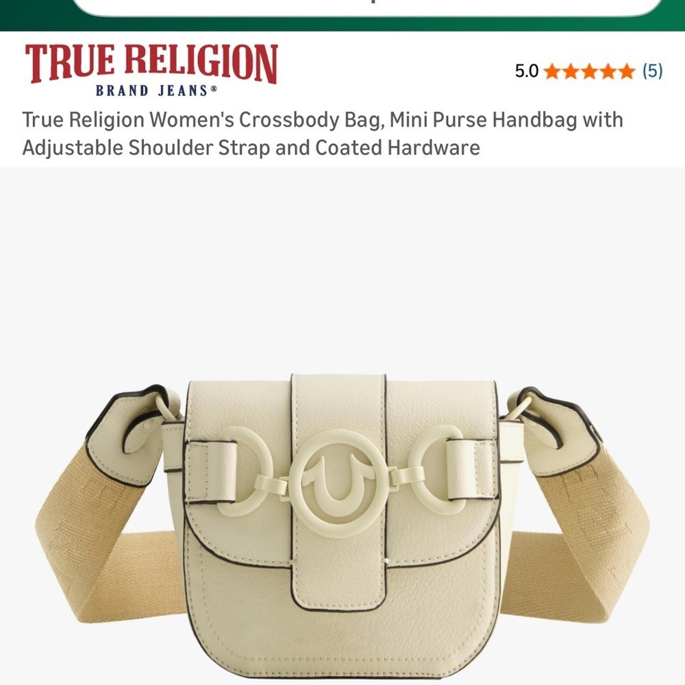 True Religion Horseshoe Buckle Crossbody Bag. - Picture 11 of 15